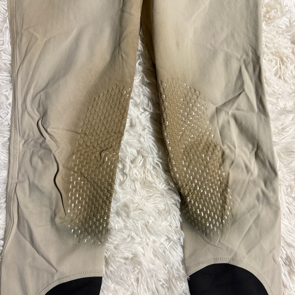 Women’s Size IT42 Tan Equiline Knee Patch Horseback Riding Breeches - Picture 6 of 8